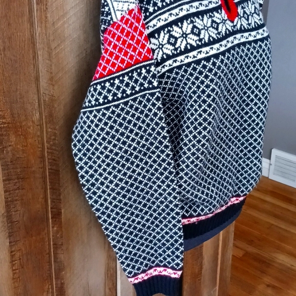 Vintage ALPS 90% Wool Nordic Sweater - Picture 4 of 6